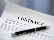 Pen on the contract papers
